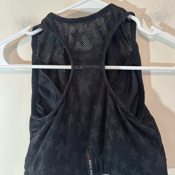 ADAM SELMAN SPORT Mesh Star Bra Women’s Small Black - Picture 2 of 5